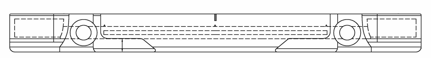 Поворотно-откидная ответная планка Fornax для КВЕ-58 10/20-R/L Поворотно-откидная ответная планка Fornax для КВЕ-58 10/20-R/L